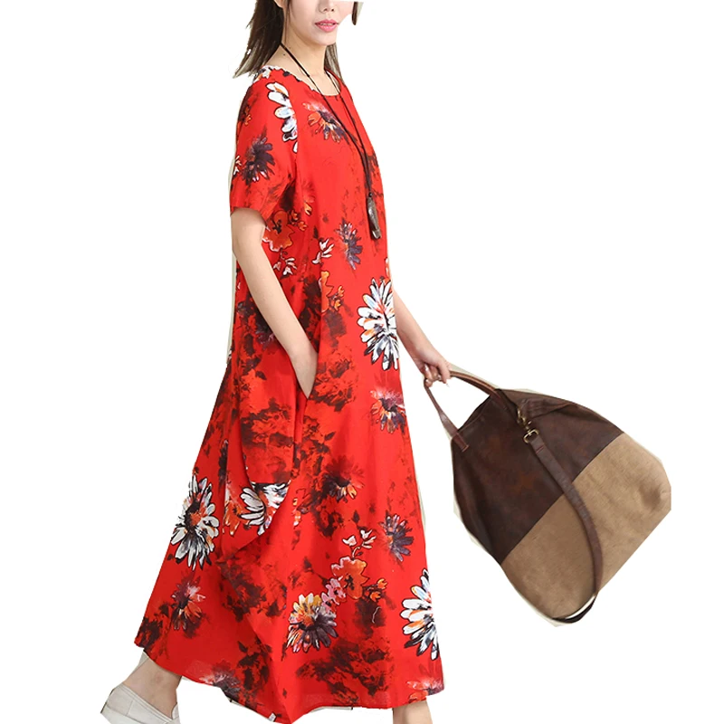 Новинка 2017 года женское платье Лето национальный ветер восстановление древних