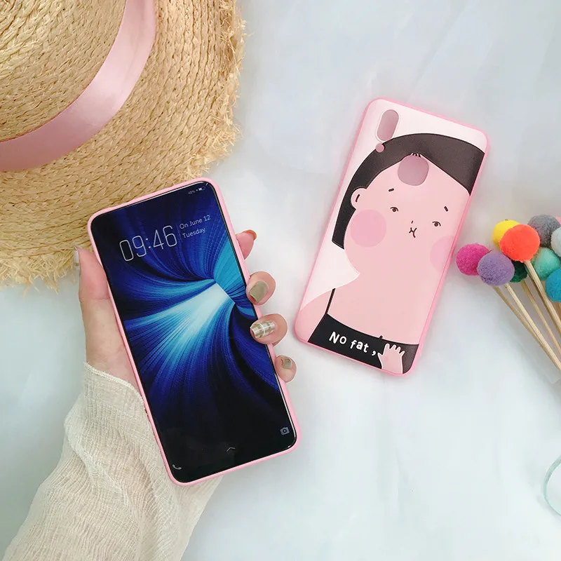 3D рельеф мультфильм девушка чехол для iPhone6 7 8 Plus X ТПУ прекрасный розовый мода Oppo F9