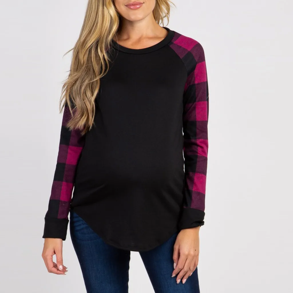 Новинка года; женская рубашка ropa de mujer; Одежда для беременных мам; Одежда для кормящих детей; футболки в полоску с длинными рукавами для беременных; jurk