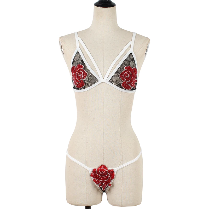 Женский купальник бикини летнее женское белье без рукавов с ремешками купальные