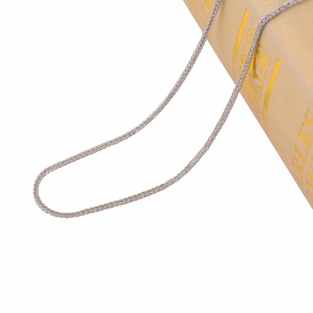 Ширина 2 мм цепочка Золотая/серебряная/черная/Розовая из нержавеющей стали