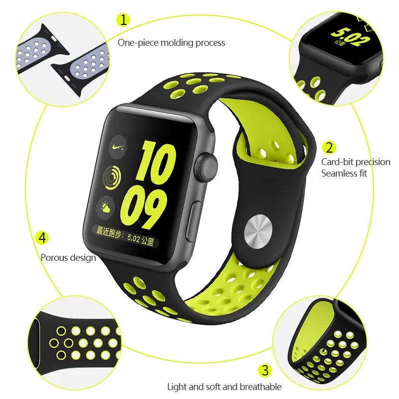 Силиконовый ремешок для наручных часов amazfit bip 38 мм 42 Ga laxy 46 Gear sport S2 s3 Frontier