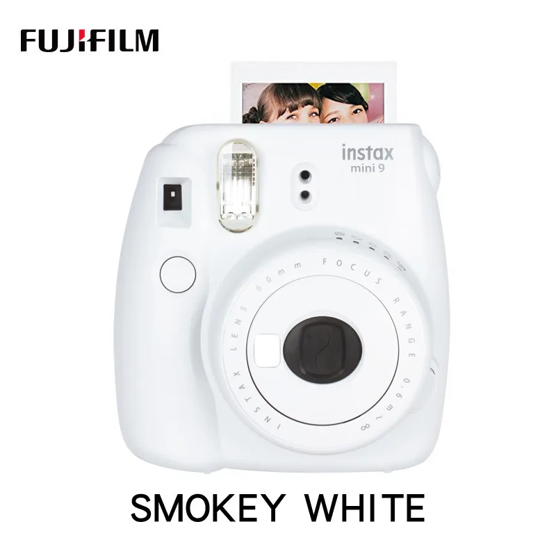 Fujifilm InstaxMini 9 Бесплатный подарок для Polaroid InstantPhoto Camera FilmPhoto Camerain 5 видов цветов мгновенная фотокамера - Цвет: Soot white
