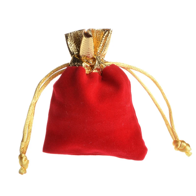 50 шт. бархатные мешки для ювелирных украшений 7 Х9 см|red velvet bag|bags for jewelryvelvet bag |