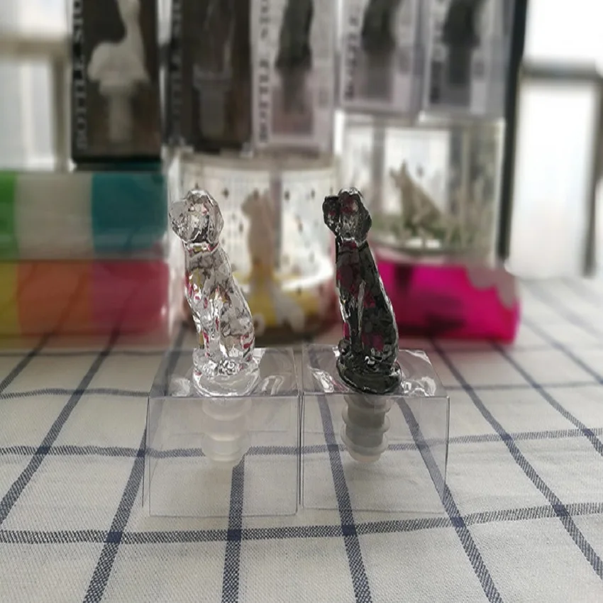 60 шт. франфранк вино креативное Вино мультфильм животное красное пробки печать