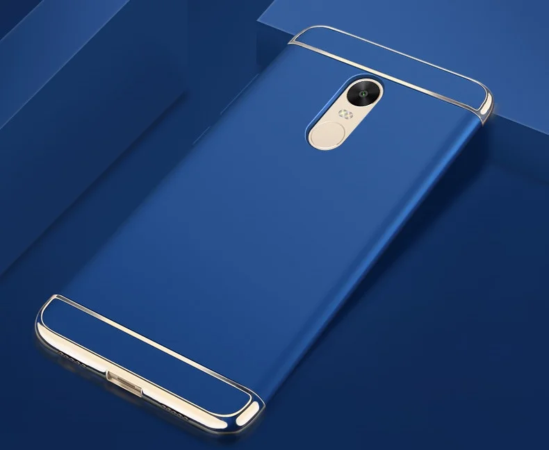 Чехол для Xiaomi Redmi 5 чехол Plus роскошный ТПУ Жесткий съемный 3 в 1 с позолотой