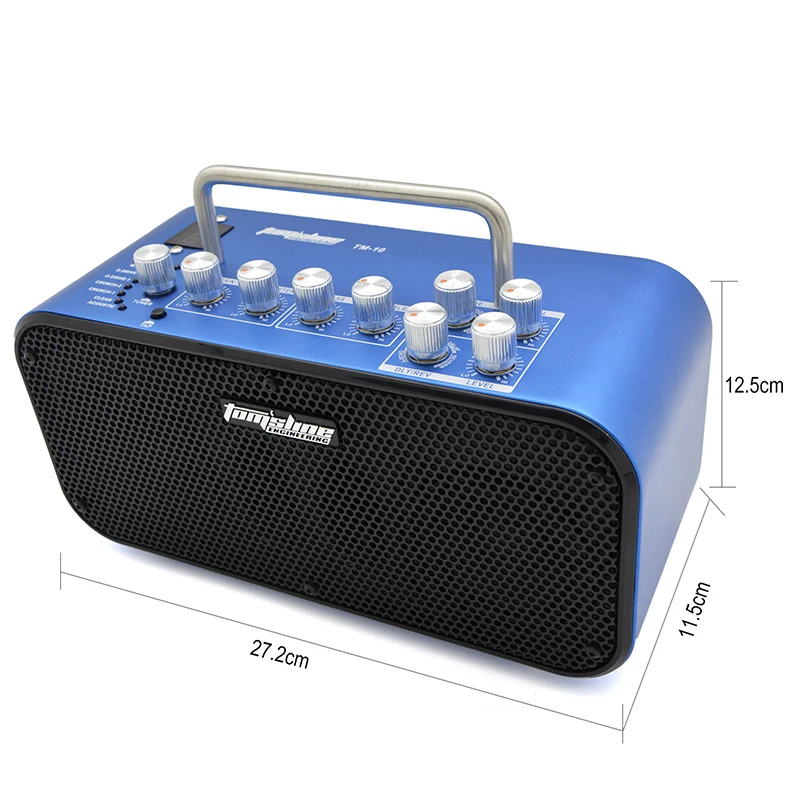 Арома TM-10 аромат 10 Вт DSP электрогитара усилитель с хором flanger phaser эффект тремоло Встроенный тюнер 8 предустановленный звук