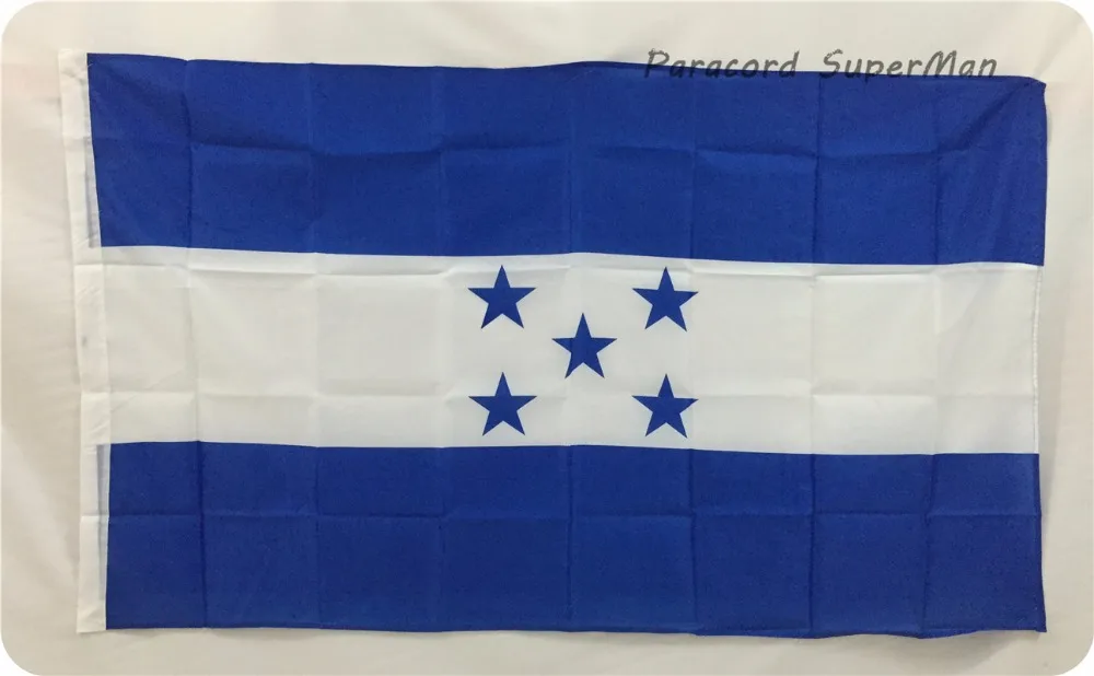 Honduras HON FLAG 3 фута x 5 футов висячий флаг полиэстер Национальный баннер 150x90 см для