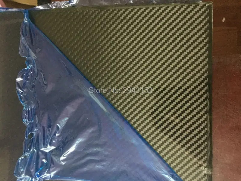 CNC 1.5*500*500mm 3k plain twill glossy matt 50% Fiber Glass mix Carbon plate panel sheet for RC Airplane Multirotor | Игрушки и хобби