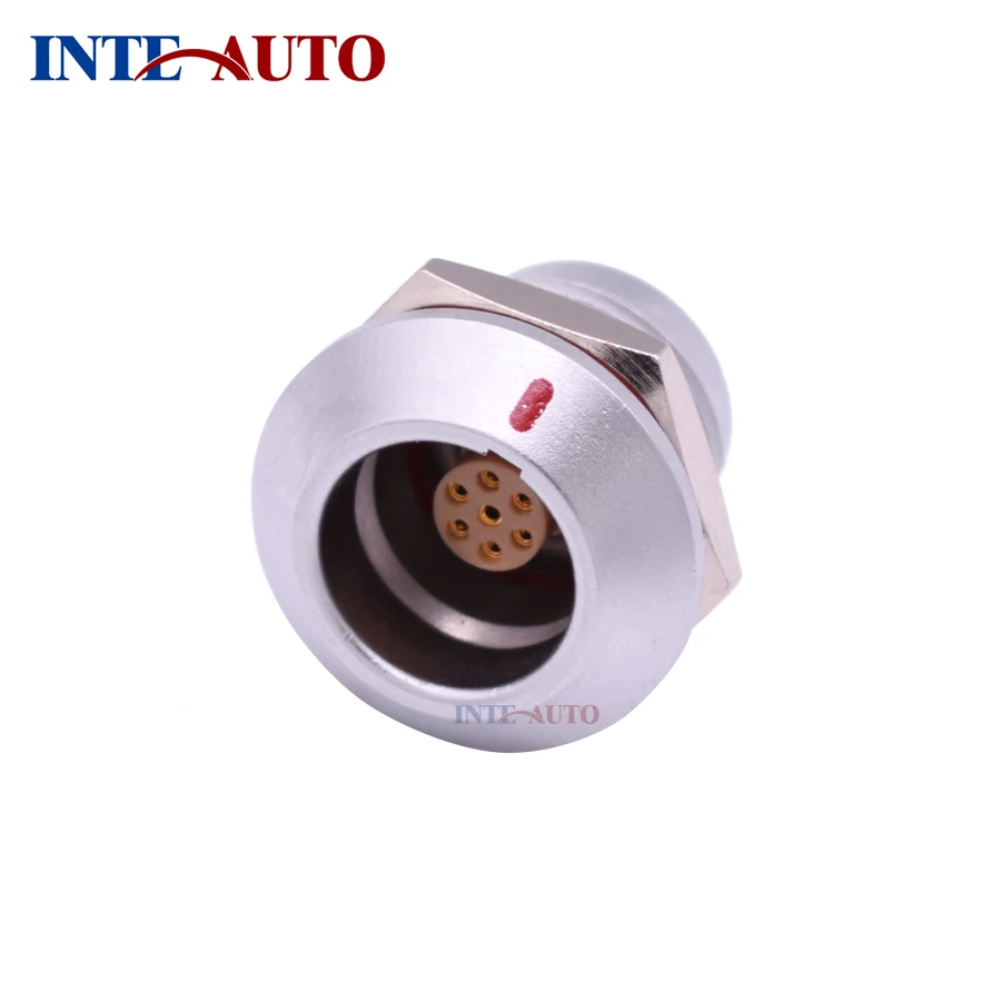 

Metal waterproof IP68 push pull self-locking male female connector M16 1K series 7 pins plug socket, TGG.1K.307 ZGG.1K.307