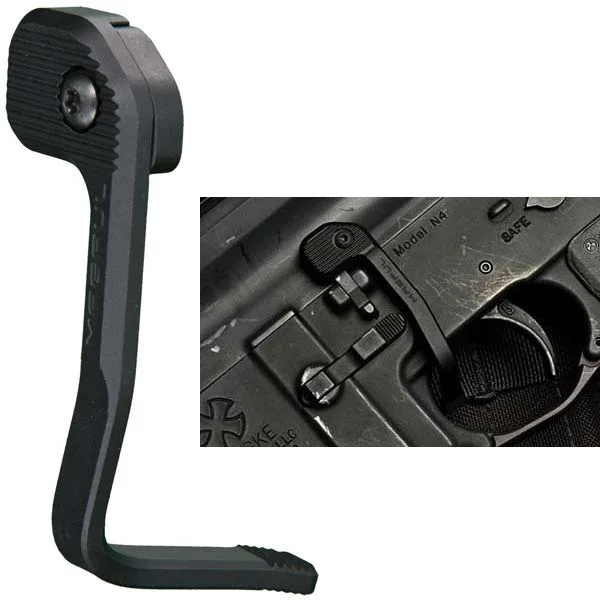 

Magorui Tactical Enhanced Bad Lever MAP Bolt Catch Extender Release Lever Ambidextrous Mount-On Side Plate 5.56/223 for Hunting