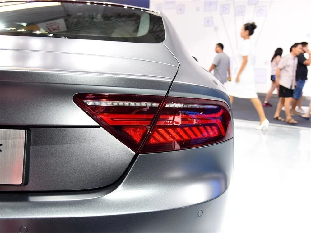 Динамический мигалка светодиодный темно красный хвост светильник лампа для AUDI A7 S7 RS7 2012 2013 4G обновления