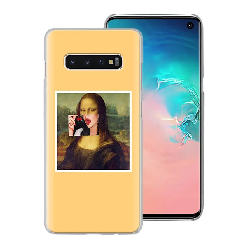 Художественный эстетический Ван Гог Мона Лиза чехол для телефона для samsung Galaxy S10e S10 Plus S7 S8 S9 Plus Note 8 9 M10 M20 M30 жесткий чехол