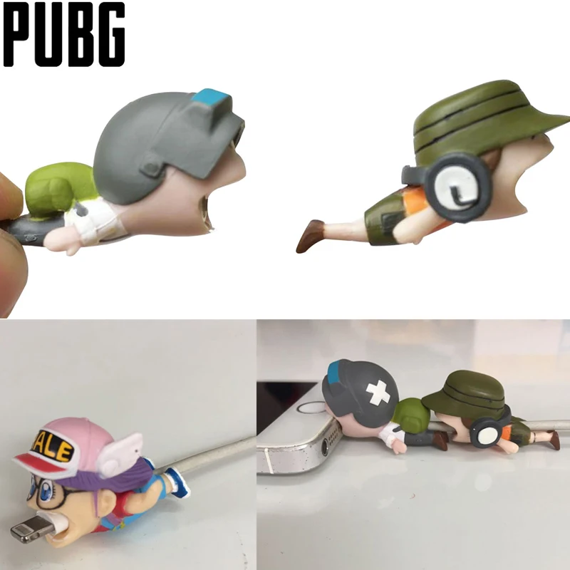 Игра PUBG кабель протектор usb кабель для зарядки Bite косплей реквизит Arale Take A Bite аксессуары для IPhone