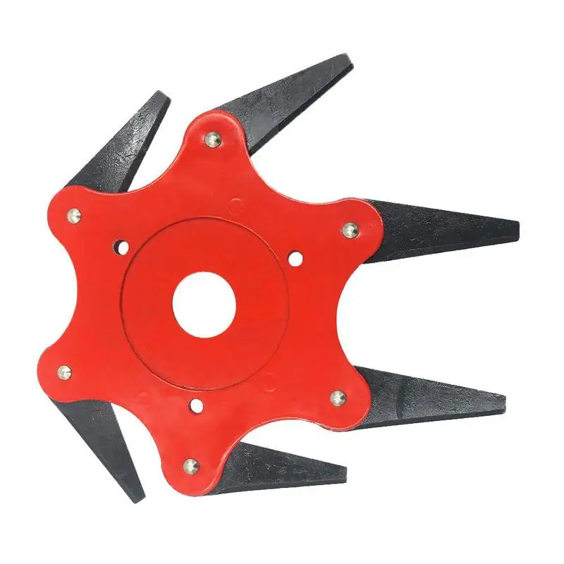 

Universal 6 teeth brush cutter blade steel razors weed trimmer head knife for lawn grass mower Garden Power Tool Accessories