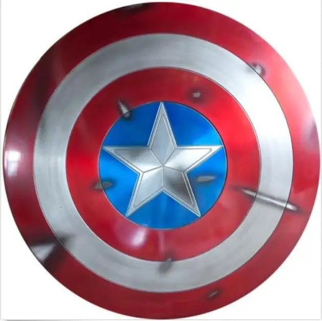 Металлический 1:1 весы Капитан Америка STEVE ROGERS SHIELD Fans коллекция Прямая поставка