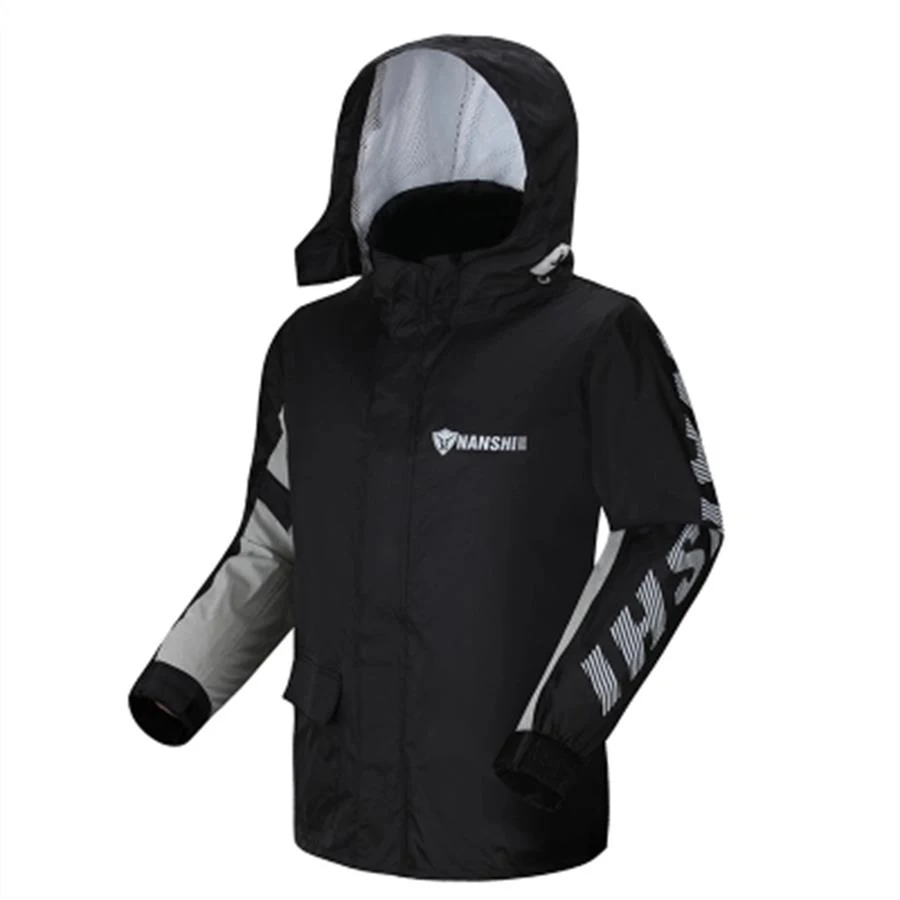 Велосипедный дождевик Для мужчин мотоцикл плащ Водонепроницаемый куртка пальто