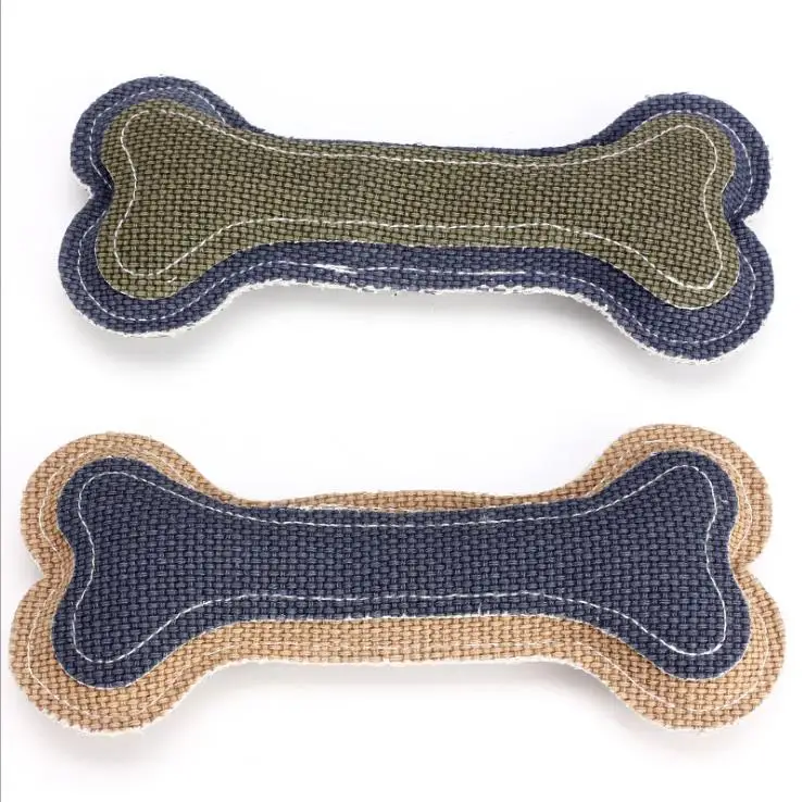 1 шт. милые холщовые игрушки для собак устойчивые к укусам скрипучие Игрушки