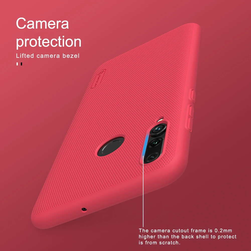 Чехол для huawei P Smart+ Plus Nillkin матовый защитный ПК Жесткий Чехол для huawei P Smart Plus чехол