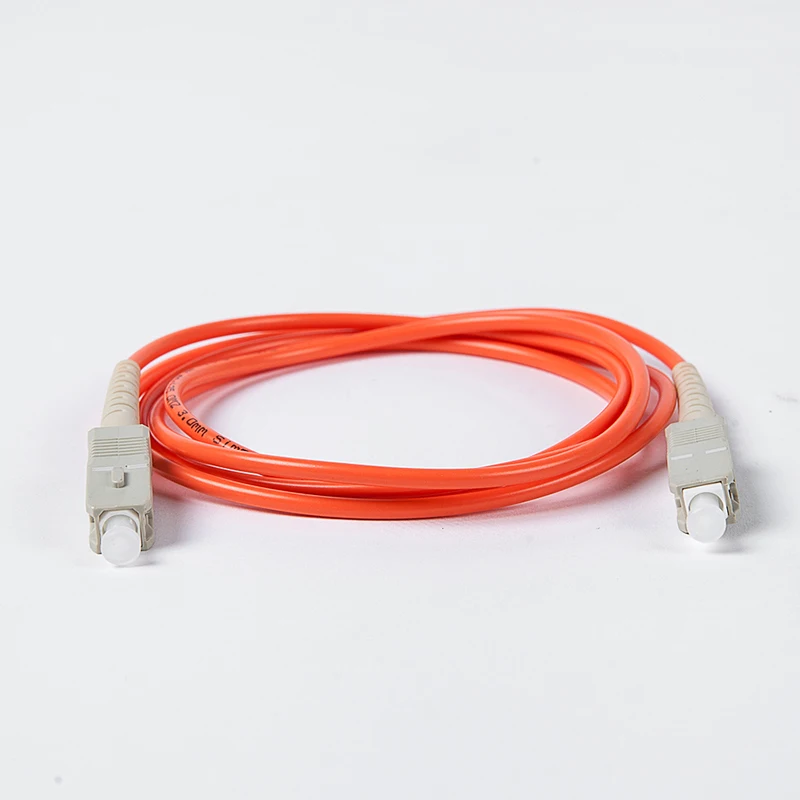 15m SC/UPC-SC/UPC Simplex 2.0mm OM1 Multimode Fiber Optic Patch Cord 5pcs/lot | Equipment