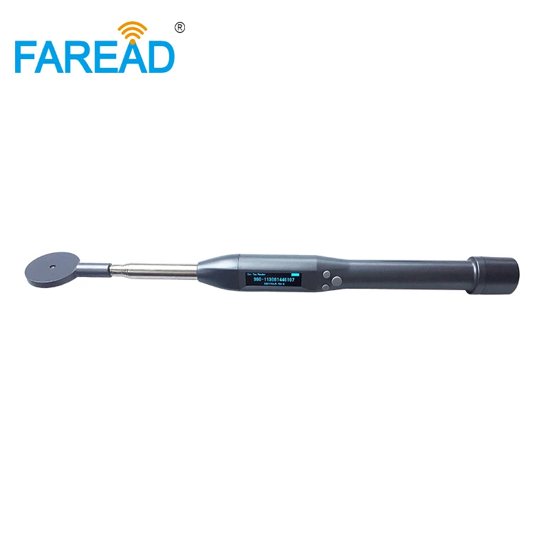 134.2khz ISO11784/5 FDX-B HDX stick reader RFID long adjustable bluetooth-compatible ear tag stick animal scanner forIOS android