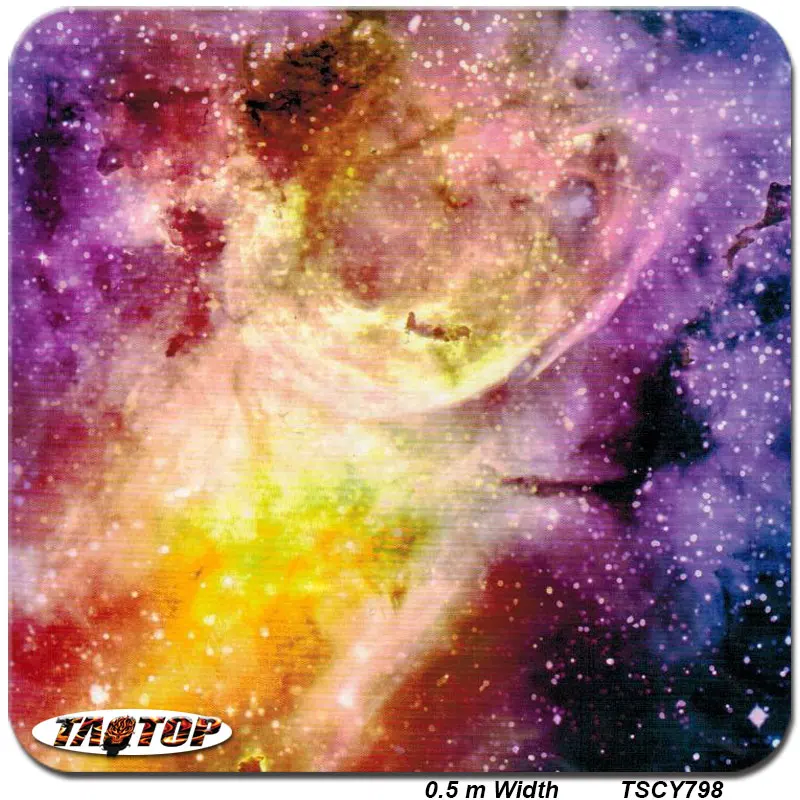TSCY798 0 5 м * 2 новая популярная гидропогружная пленка star glaxy гидрографическая для