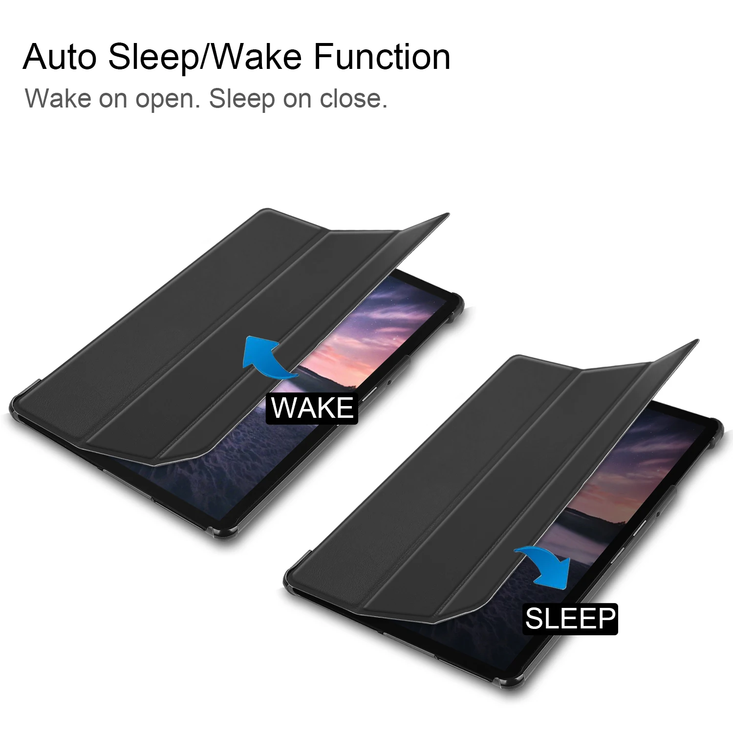 Dulcii для случая samsung Galaxy Tab S4 Tri fold Стенд PU кожа Смарт Protector чехла s4 10 5 T830/T835|Чехлы