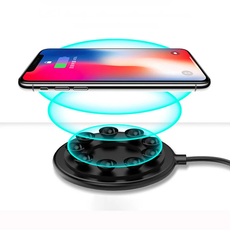 Портативное Мобильное Беспроводное зарядное устройство с быстрой зарядкой Qi 9