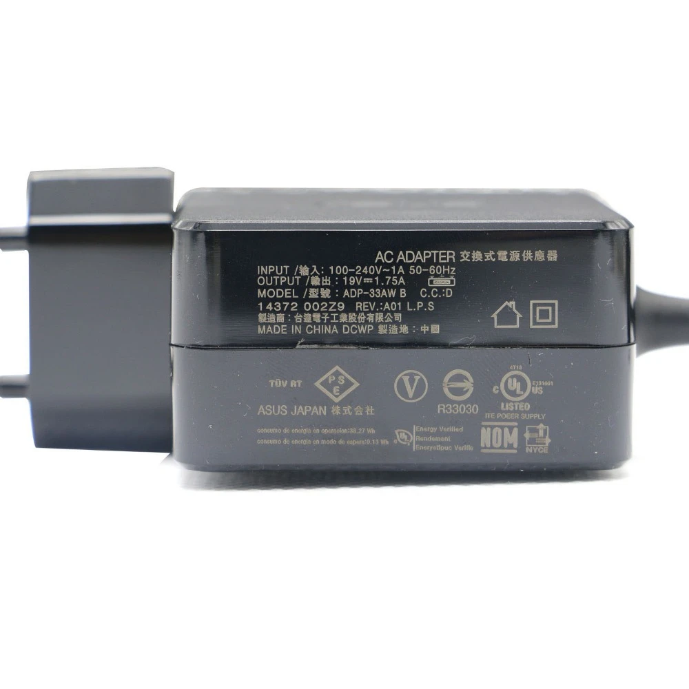 Оригинальный 19 в 1.75A 33 Вт micro usb ADP 33AW B EXA1206UH ЕС адаптер переменного тока зарядное