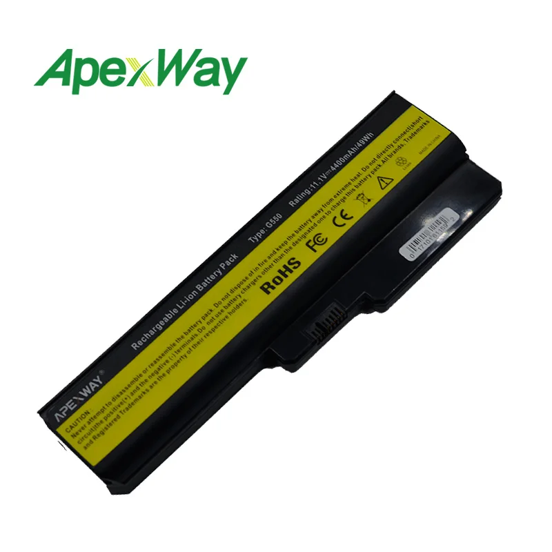 Аккумулятор Apexway для ноутбука Lenovo G430 G450 G530 G550 N500 Z360 B460 B550 V450 G455 G555 42T2722 42T4577 42T4727