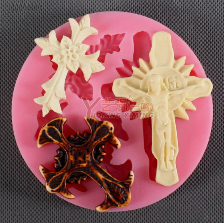 Три вида Пасхи Иисуса Креста помадной силиконовой формы | Дом и сад