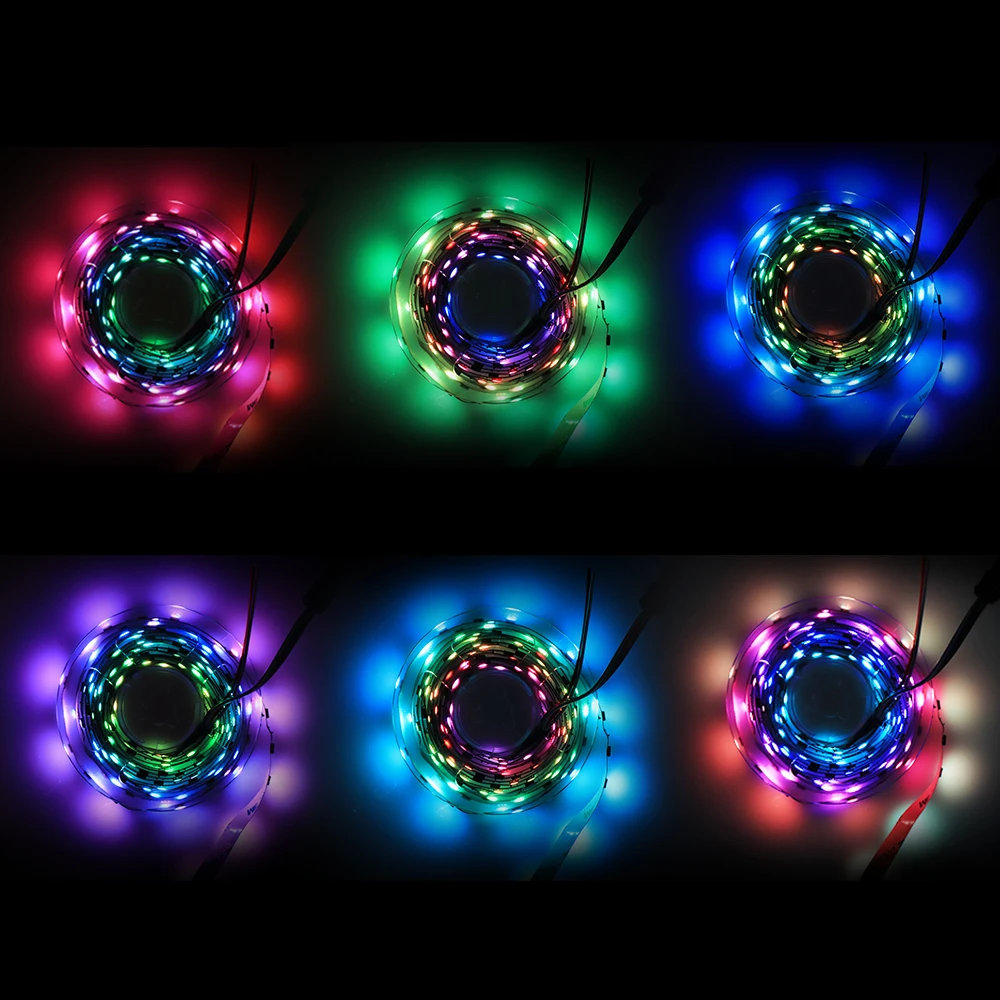 WS2811 5050 SMD RGB светодиодные ленты набор адресуемый 30 светодиодов/m Led Пиксели внешний