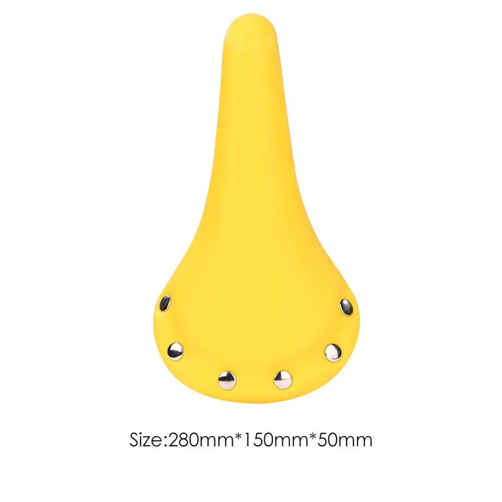 Yellow Велосипедное седло, кожа, 3D, мягкий чехол для сиденья велосипеда, коврик для велосипедного седла, подушка для велосипедного седла, велосипедное седло для гонок, сиденье для горного велосипеда - Цвет: Yellow