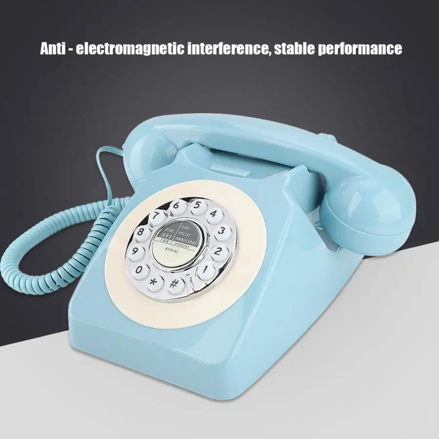 Telefon MS-300 Ретро стиль стационарный телефон для офиса украшения дома анти-электромагнитные помехи телефон портативный