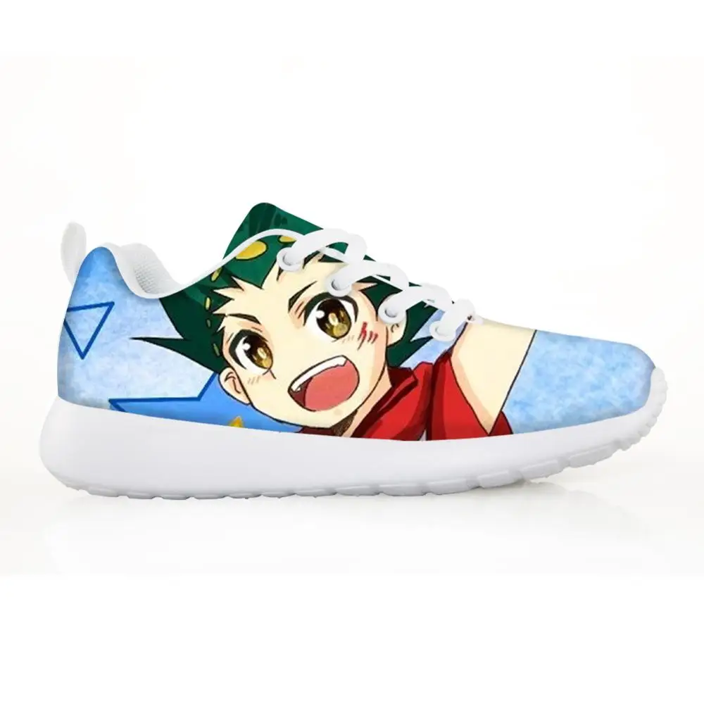 Новая весенняя дышащая детская обувь с 3D принтом Beyblade, спортивные ботинки для девушек, детская обувь, детская обувь для мальчиков, дропшиппинг