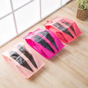 Convenient travel shoes collection bag Oxford cloth dustproof cover storage 21*14*40cm free shipping | Дом и сад