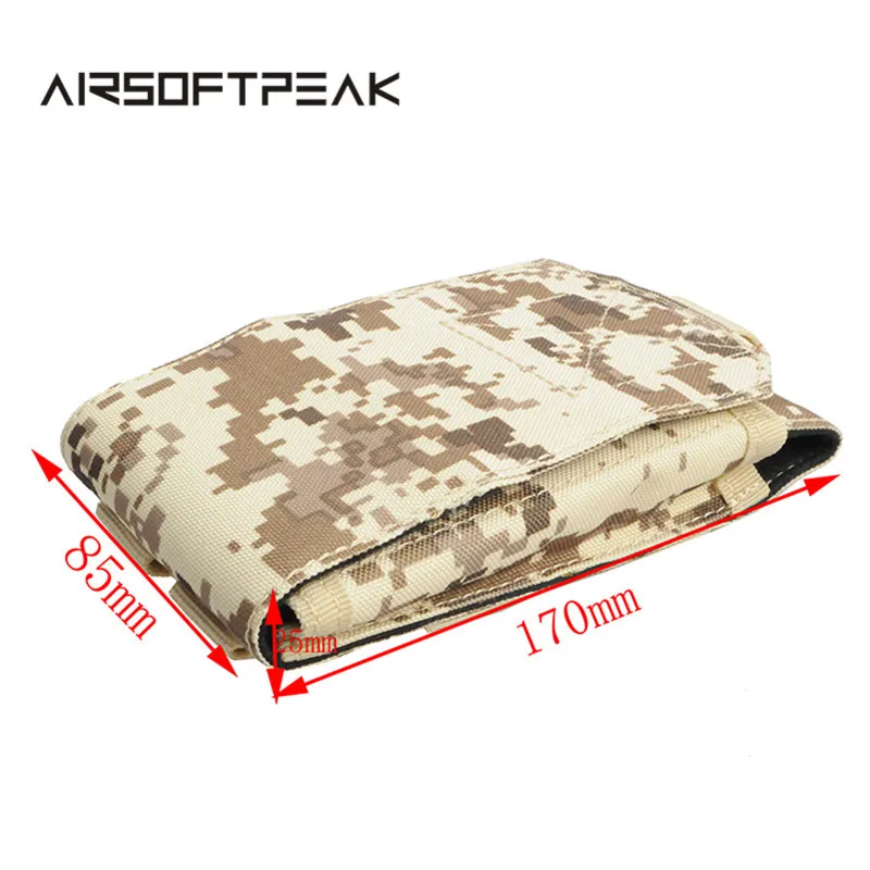 AIRSOFTPEAK Тактический поясный чехол телефона Molle 5.5 дюйма Чехол для мобильного телефона Военные сумки мобильных телефонов Сумки для аксессуаров