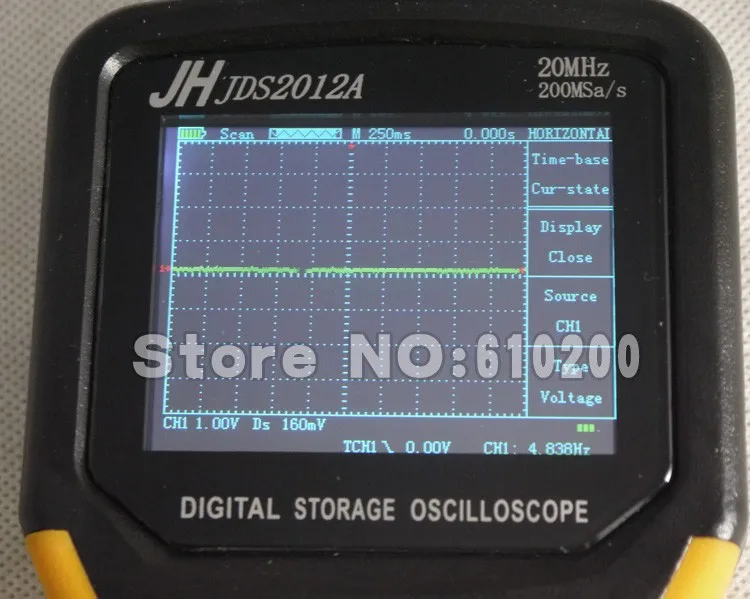 Бесплатная Доставка портативный Цифровой Осциллограф одноканальный 3.2