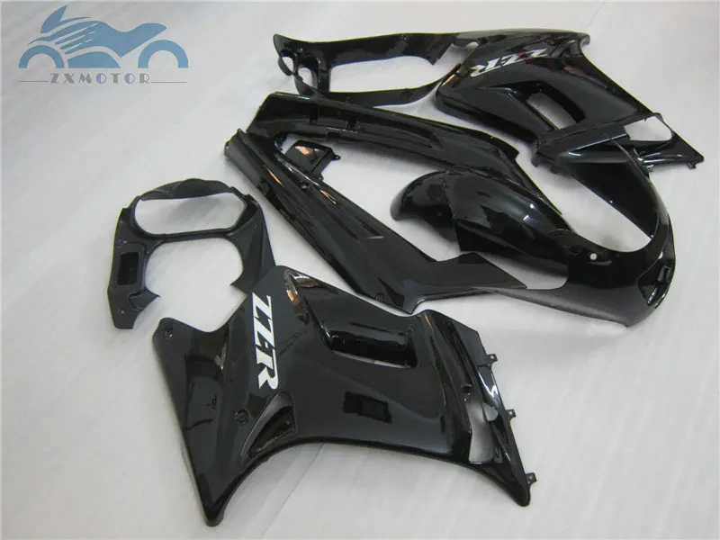 Пользовательские Обтекатели кузова Комплект подходит для KAWASAKI ZZR250 1990-2007 ZZR 250 90-07 ABS пластиковые мотоциклетные спортивные Обтекатели Комплекты Черный