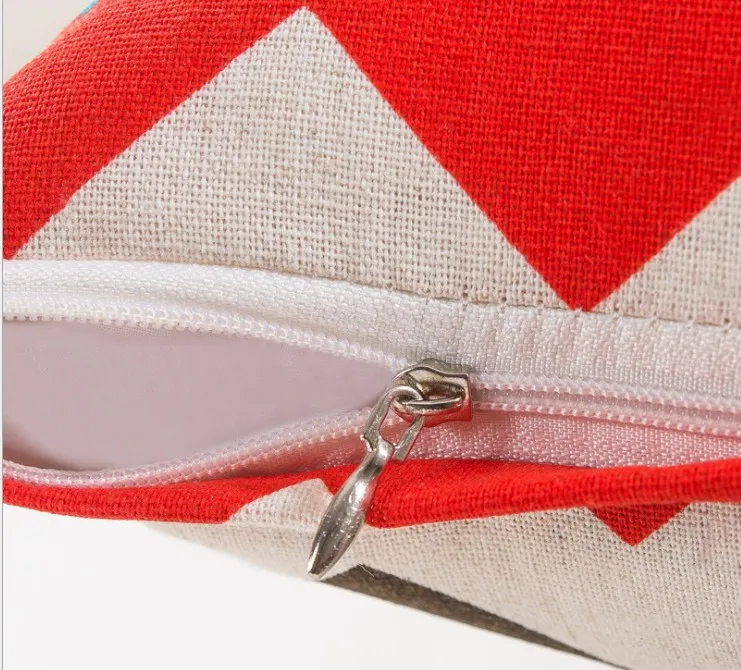 Прямая поставка Геометрическая наволочка в клетку шеврон декоративные подушки