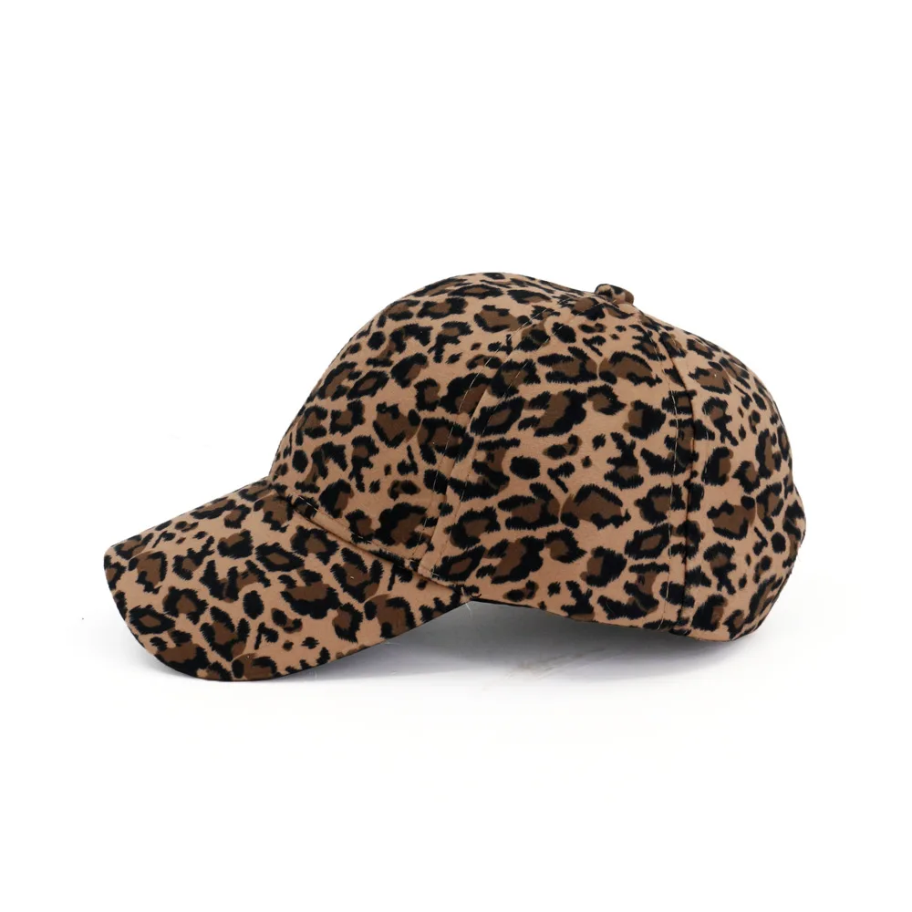 QIUBOSS унисекс на лето и весну открытый стильный Leopard бейсбольная кепка с принтом шляпа для мужчин Женская Кепка Snapback Gorras Sunhat