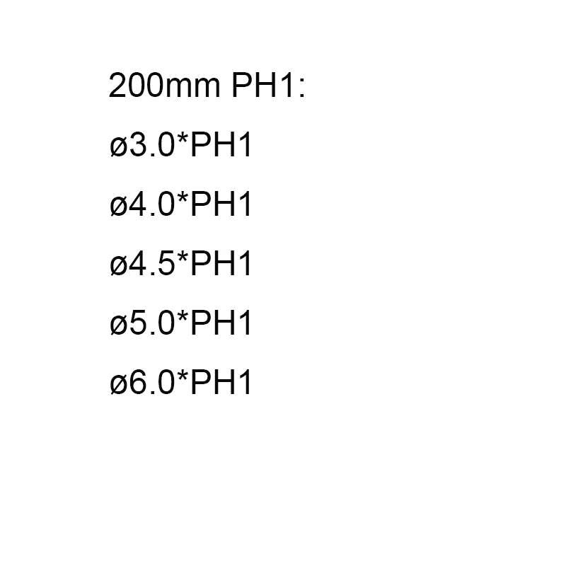 200MM PH1 50 до 200 мм Экстра длинная 1/4 электрическая отвертка с магнитным наконечником биты S2 сталь PH00 PH0 PH1 PH2 Phillips отвертка набор для электроинструмента - Цвет: 200MM PH1
