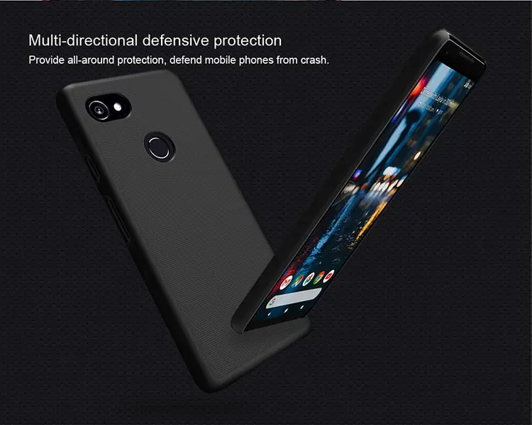 Чехол для Google Pixel 2 Чехол для Google Pixel 2 XL чехол NILLKIN суперматовый Защитный матовый жесткий чехол-накладка
