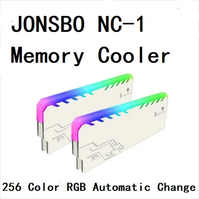 White 2 шт. охлаждающий жилет с памятью радиатор охлаждающий Корпус RGB LED 256 Автоматический световой эффект алюминиевый радиатор для рабочего стола RAM DDR3 DDR4 - Цвет лезвия: White