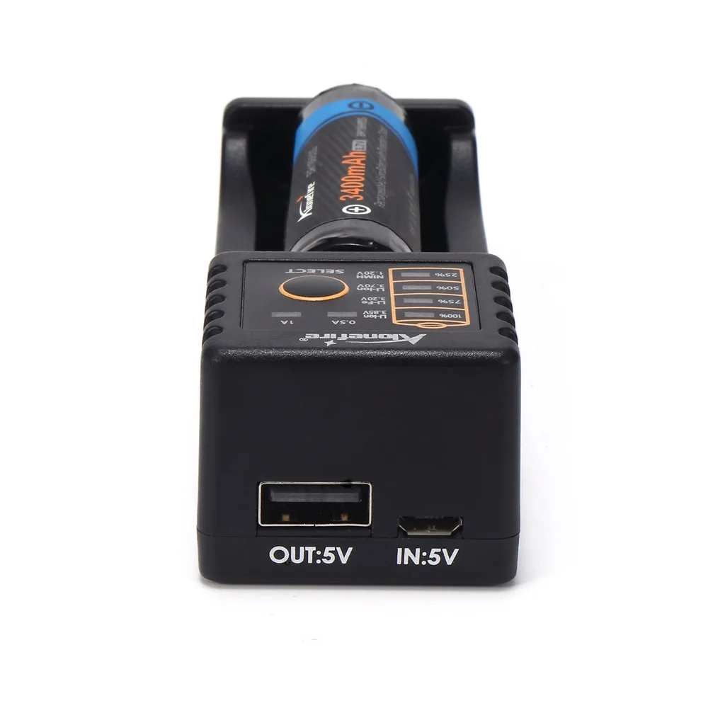 Alonefire MC101 Интеллектуальный литий ионный аккумулятор 3 7 В Ni MH Cd 1 2 USB зарядное