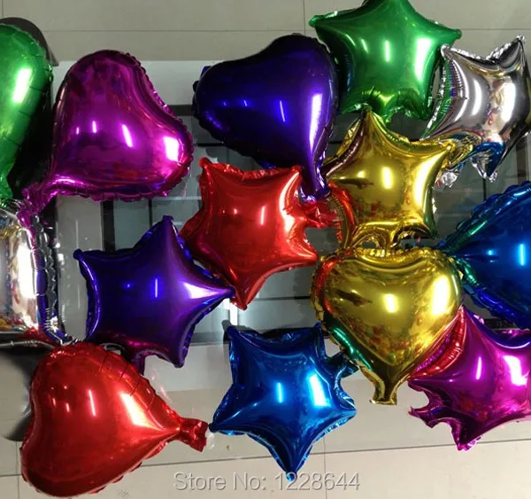 Свадебные украшения товары для вечеринок воздушные шары из алюминиевой фольги 10