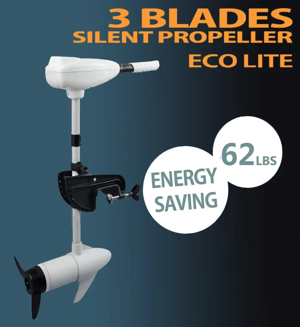 Лодочный мотор электрический морской 62 фунта Электрический Подвесной