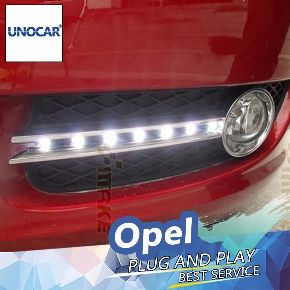 СВЕТОДИОДНЫЙ DRL для автомобиля UNOCAR Buick Opel Insignia белый цвет противотуманная фара