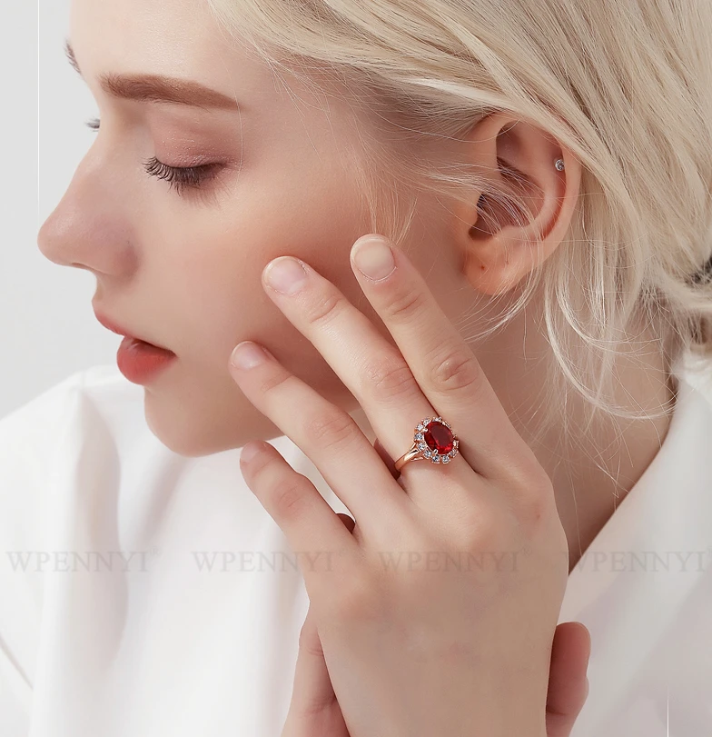 Женские Классические кольца на палец цвета розовое золото Erstwhile Memory ретро