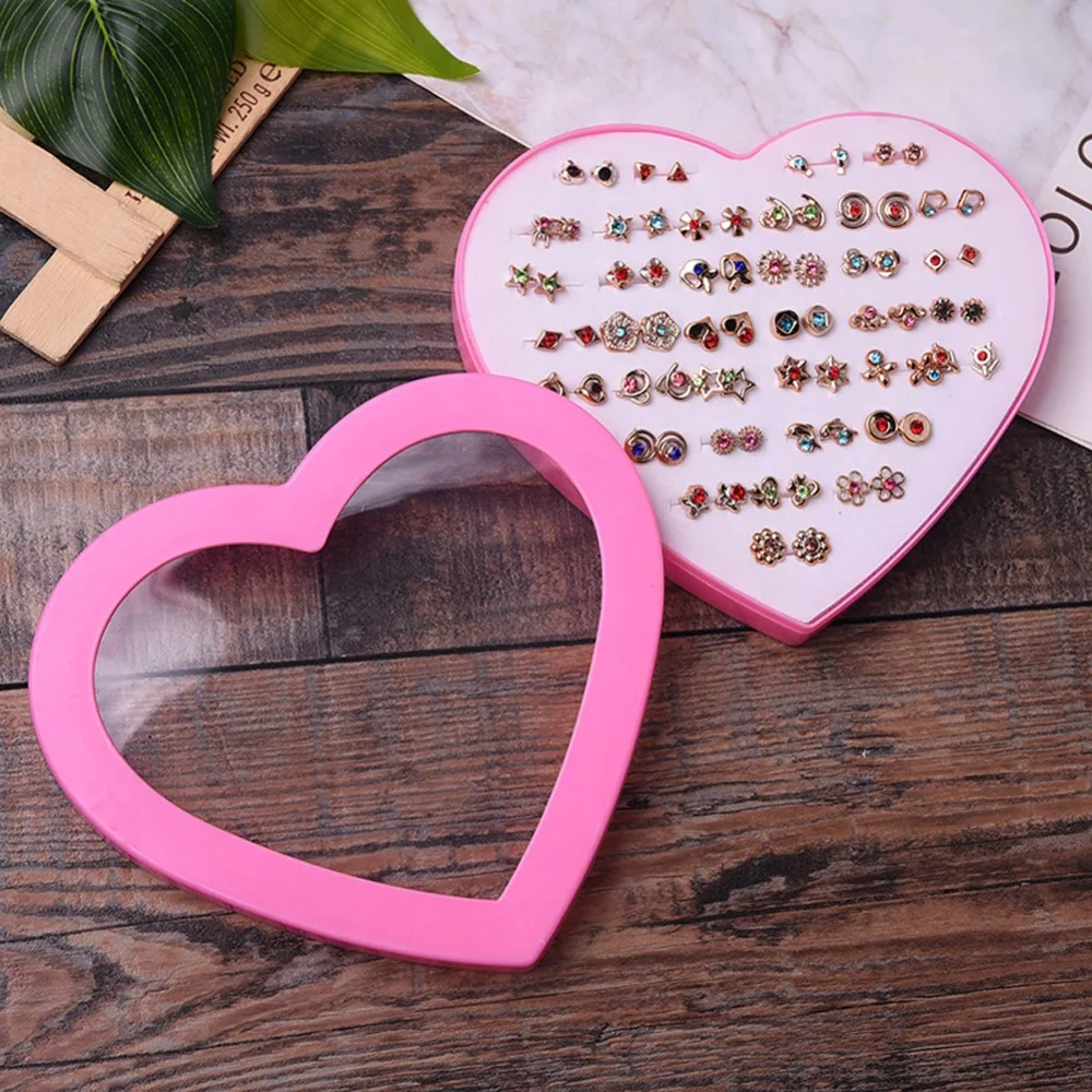 36 парт/лот женские очаровательные серьги из розового золота смешанные цвета